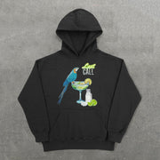 Last Call Print Long Sleeve Hoodies