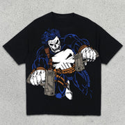 Skull Graphic Print Short Sleeve T-Shirt