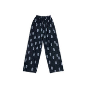 Robbers hood full printed retro corduroy casual trousers