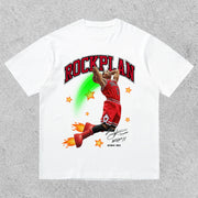 Limited edition trapeze dunk casual street sports T-shirt