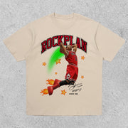 Limited edition trapeze dunk casual street sports T-shirt