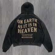 Personalized fashion letter pattern hoodie
