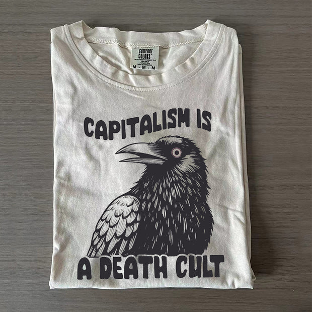 Vintage Capitalism Is A Death Cult Unisex T-shirt