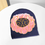 Trendy printed street warm pattern multi-color couple hat