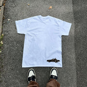 Hip-hop singer printed T-shirt