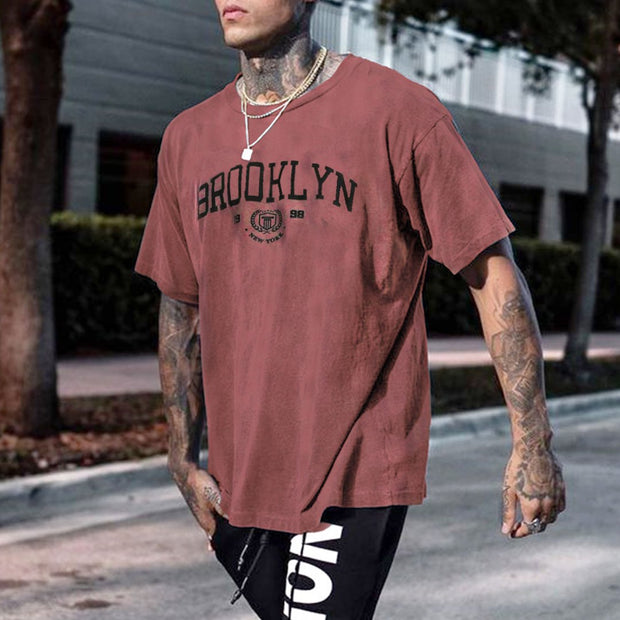 Brooklyn Vintage Print Short Sleeve T-Shirt