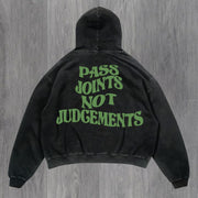 Personalized fashionable loose long-sleeved hoodie