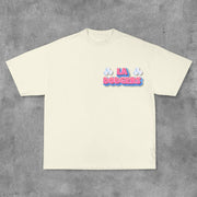 Fashion Anime Print Short Sleeve T-Shirt