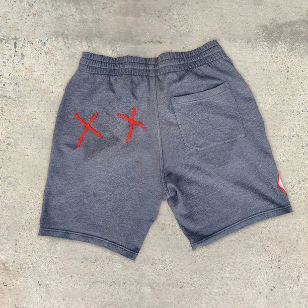 Statement street style casual sports shorts