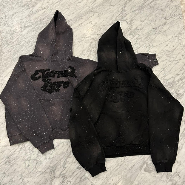 Starry casual street hoodie