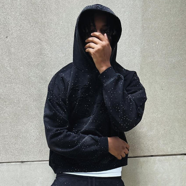 Starry casual street hoodie