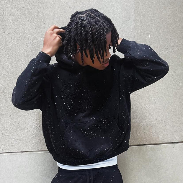Starry casual street hoodie