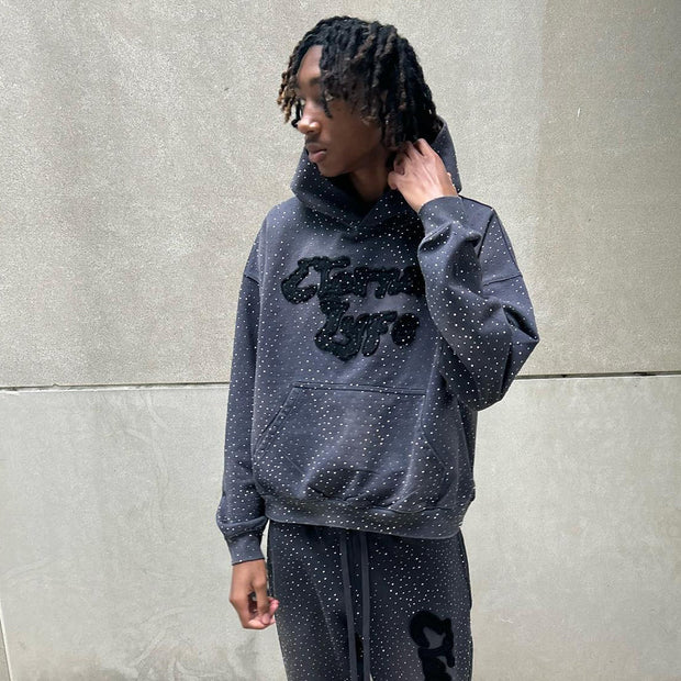 Starry casual street hoodie