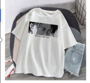 Japanese soft girl cartoon print short-sleeved t-shirt