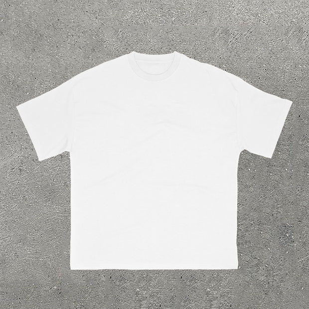 Keep Smiling Print Short Sleeve T-Shirt