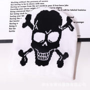 Knitted skull hat