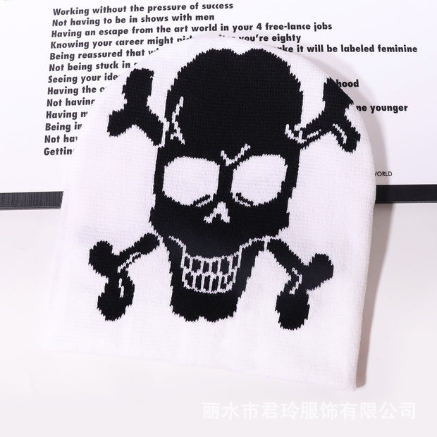 Knitted skull hat