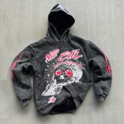 Skull casual street hoodie