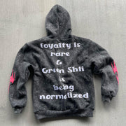Skull casual street hoodie