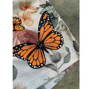 Vintage Butterfly Floral Mesh Shorts