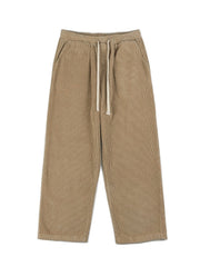 Corduroy straight loose wide leg pants trend
