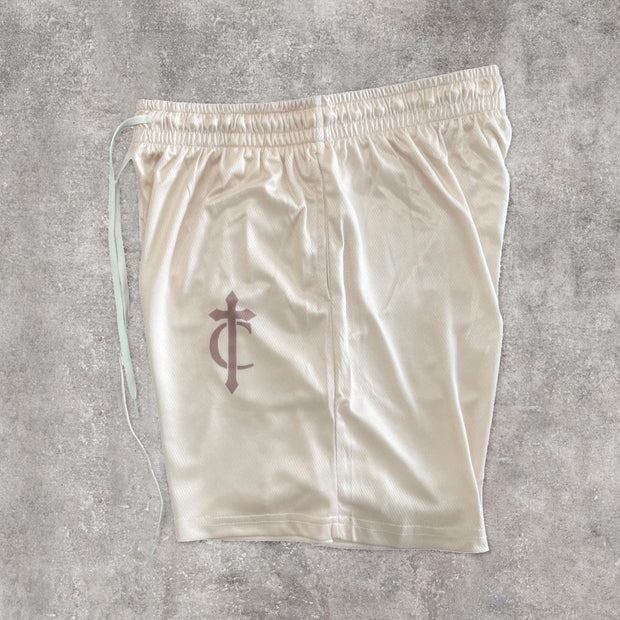 Fashion Angel Print Sports Shorts
