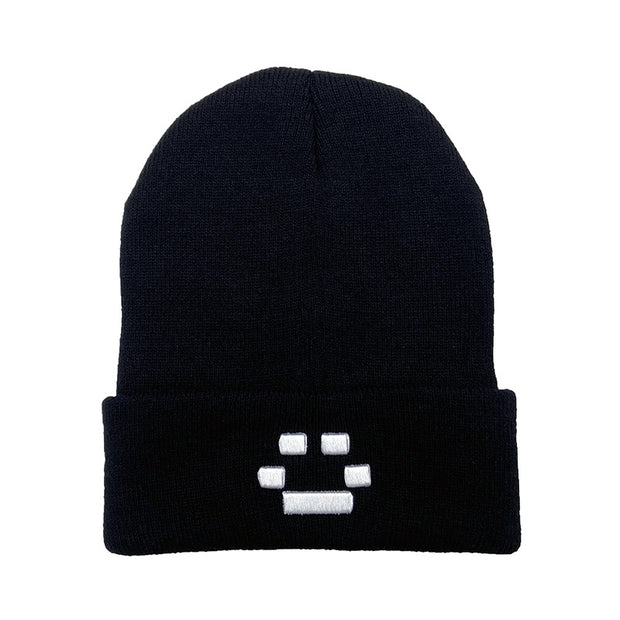 Embroidered warm pullover hip hop hat woolen hat cold hat