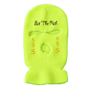 Personalized coin three-hole hat warm knitted hat