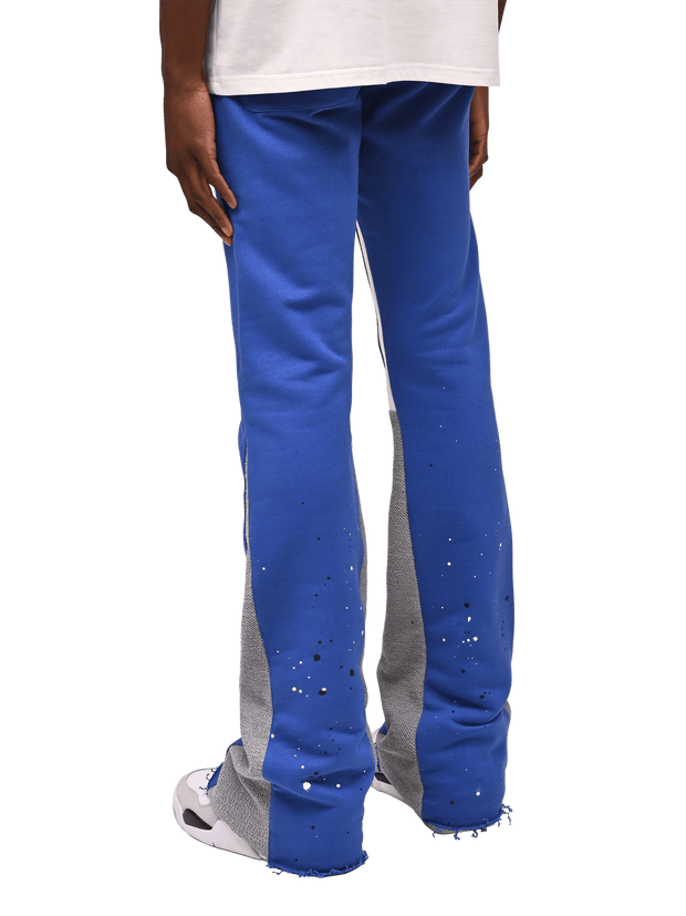Stylish casual flared pants with contrasting colors