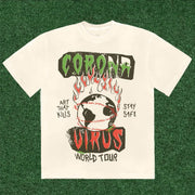 Letters Print T-shirt Sweatpants Two Piece Set