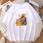 Fashion loose print T-shirt