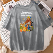 Fashion loose print T-shirt