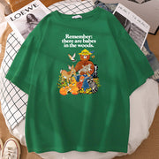 Fashion loose print T-shirt