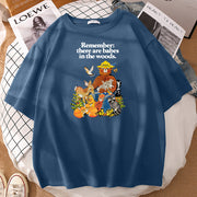 Fashion loose print T-shirt