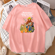Fashion loose print T-shirt