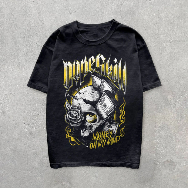 Hip Hop Retro Fashion Short Sleeve T-Shirt