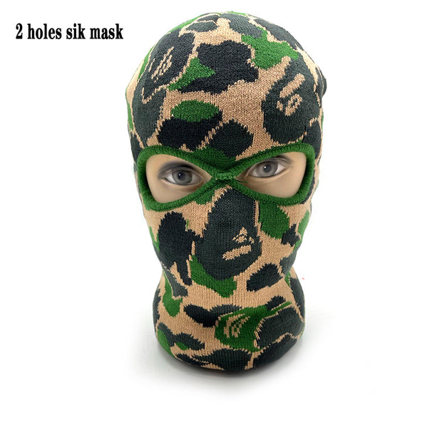 Camouflage casual street three-hole hat