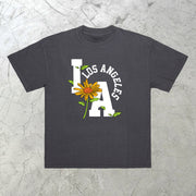 Street fashion brand Los Angeles short-sleeved T-shirt