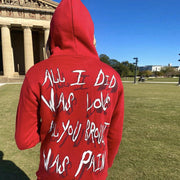 Street style printed long-sleeved zipper sweatshirt jacket