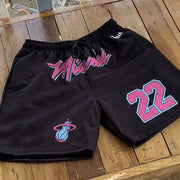 Fashionable sports fitness shorts