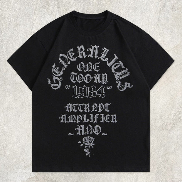 Deformation Of Letters Graphic Tee