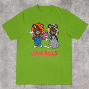 Personalized Love Pattern Retro Short Sleeve T-Shirt