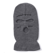 Eyes Hollow Out Funny Pullover Knit Hat
