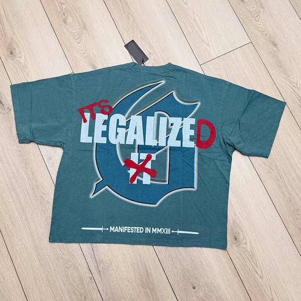 Washable Street Skull Print T-Shirt