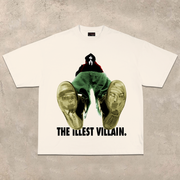 Fashion casual doom print T-shirt