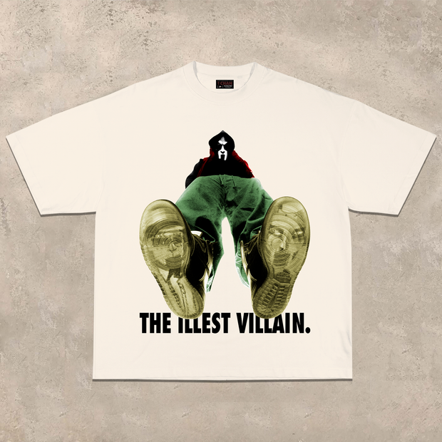 Fashion casual doom print T-shirt