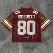 Seahawks casual street stitching mesh jersey