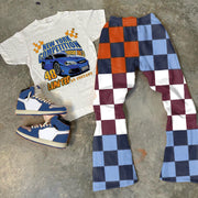 New York Racing Print Two Piece Set