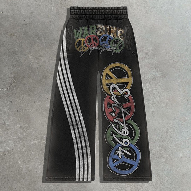 Stop the War Line Trousers