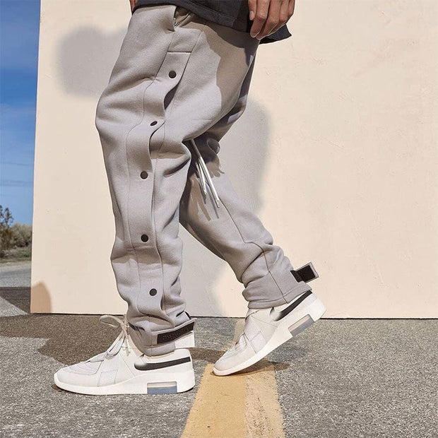 Casual running color matching straight-breasted training fitness pants